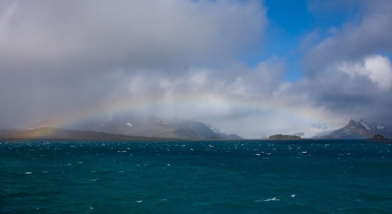 Rainbow Over South Georgia Island